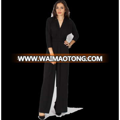 Elegant Black Pleated Jumpsuit (Pack)